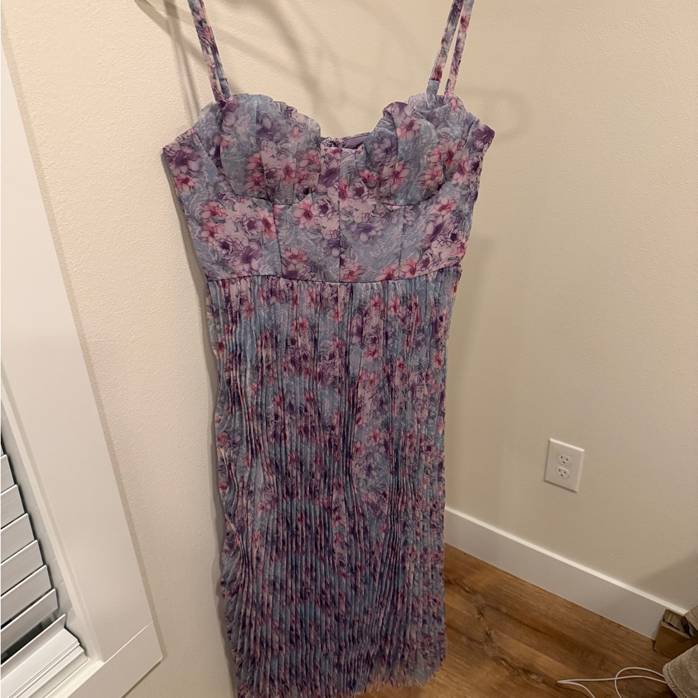 Floral Purple Dress